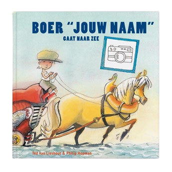 Boek met naam en foto - Boer Boris gaat naar zee - Softcover