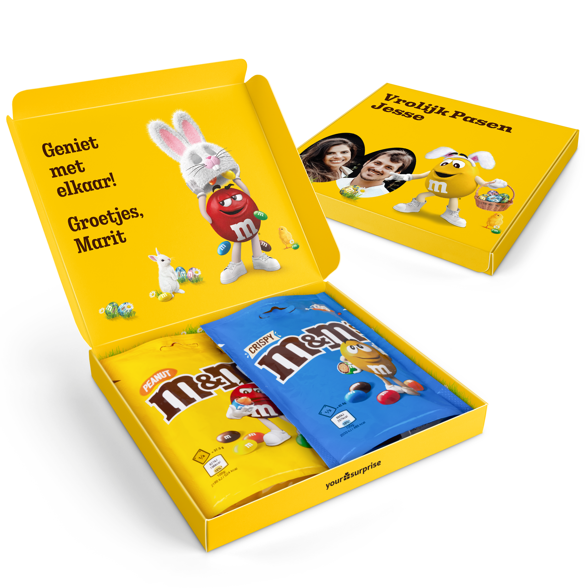 M&M's giftbox branded