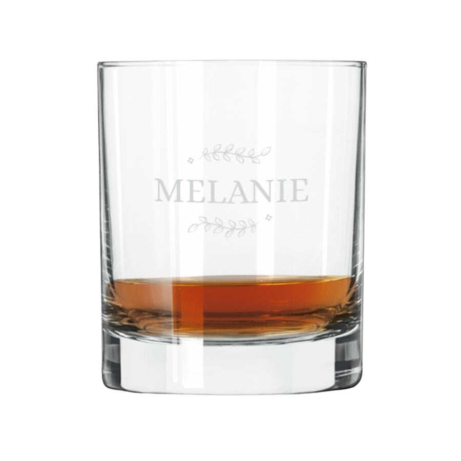 Gravírozott whiskys pohár - 4 darab