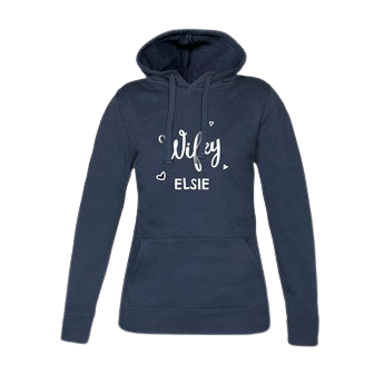 Personalised hoodie - Women - Navy - XL