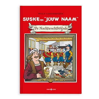 Persoonlijk stripboek - Suske en Wiske 'De Nachtwachtbrigade' (Hardcover)