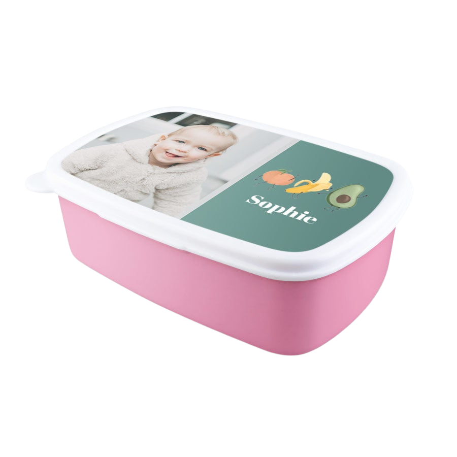 Oběd Box - Růžová