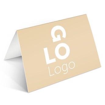Klappkarte mit Logo