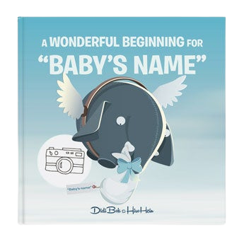 Personalised Olli baby book - Hardcover