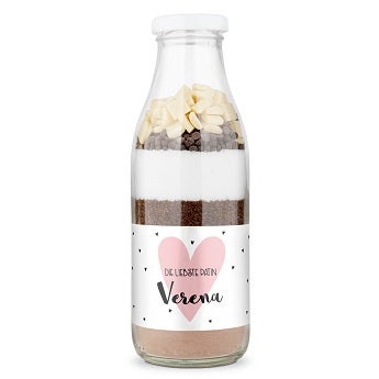 Backmischung im Glas - Brownie