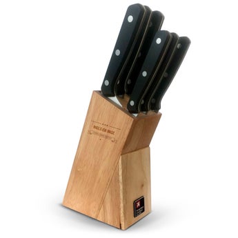 Wooden knife block