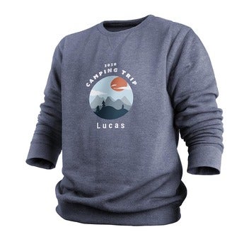 Custom sweatshirt - Men - Indigo - L