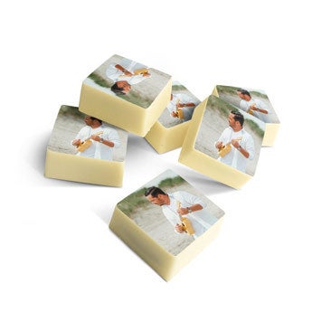 Chocolats personnalisés carrés x60