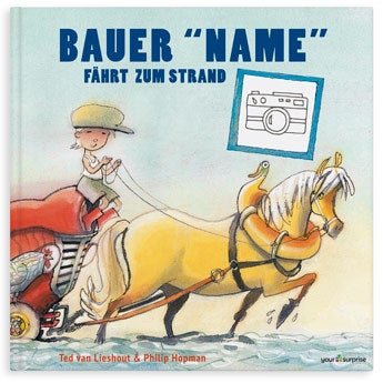 Personalisiertes Kinderbuch - Der Bauer geht ans Meer - XXL Hardcover