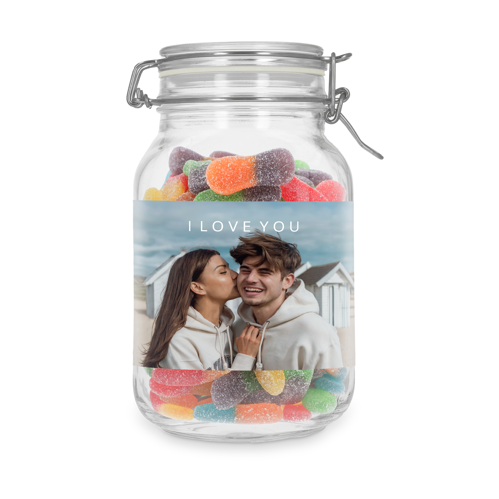 Personalised sweet jar - 2L - Sour Sticks