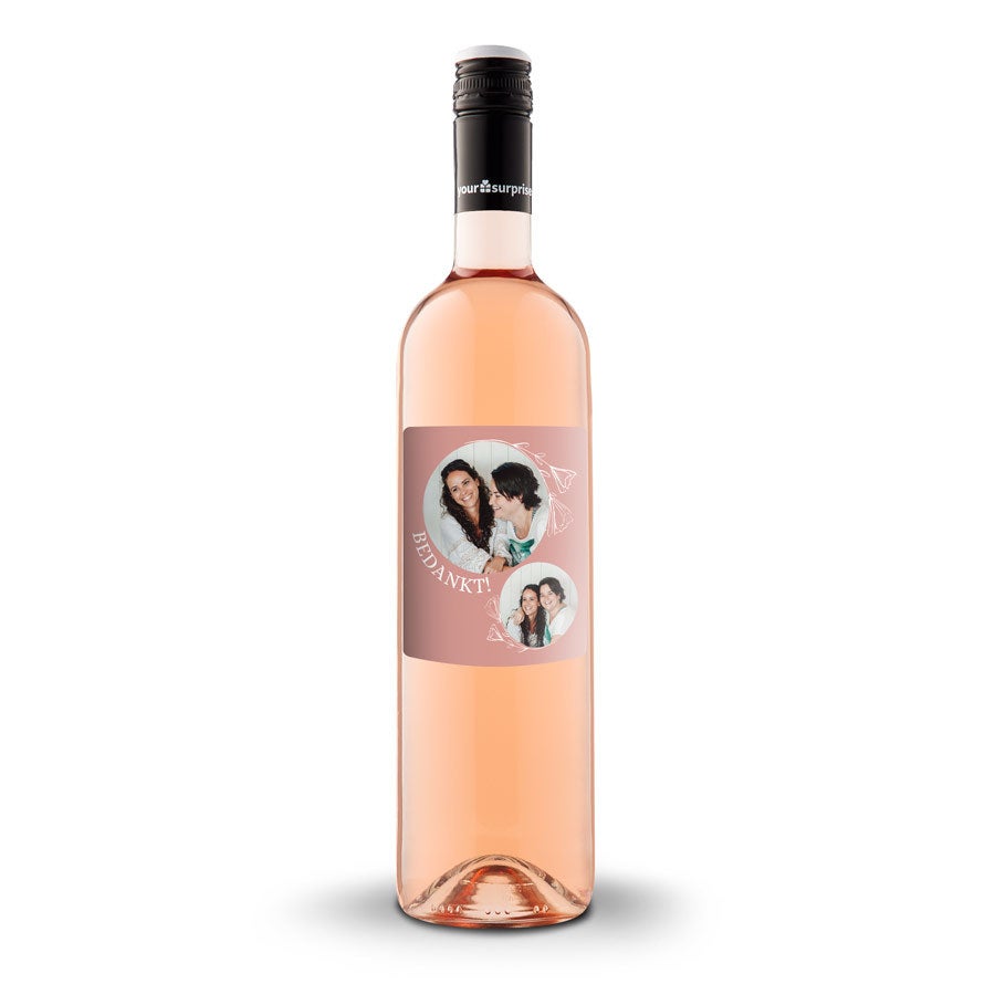 Wijn met bedrukt etiket - Maison de la Surprise - Syrah