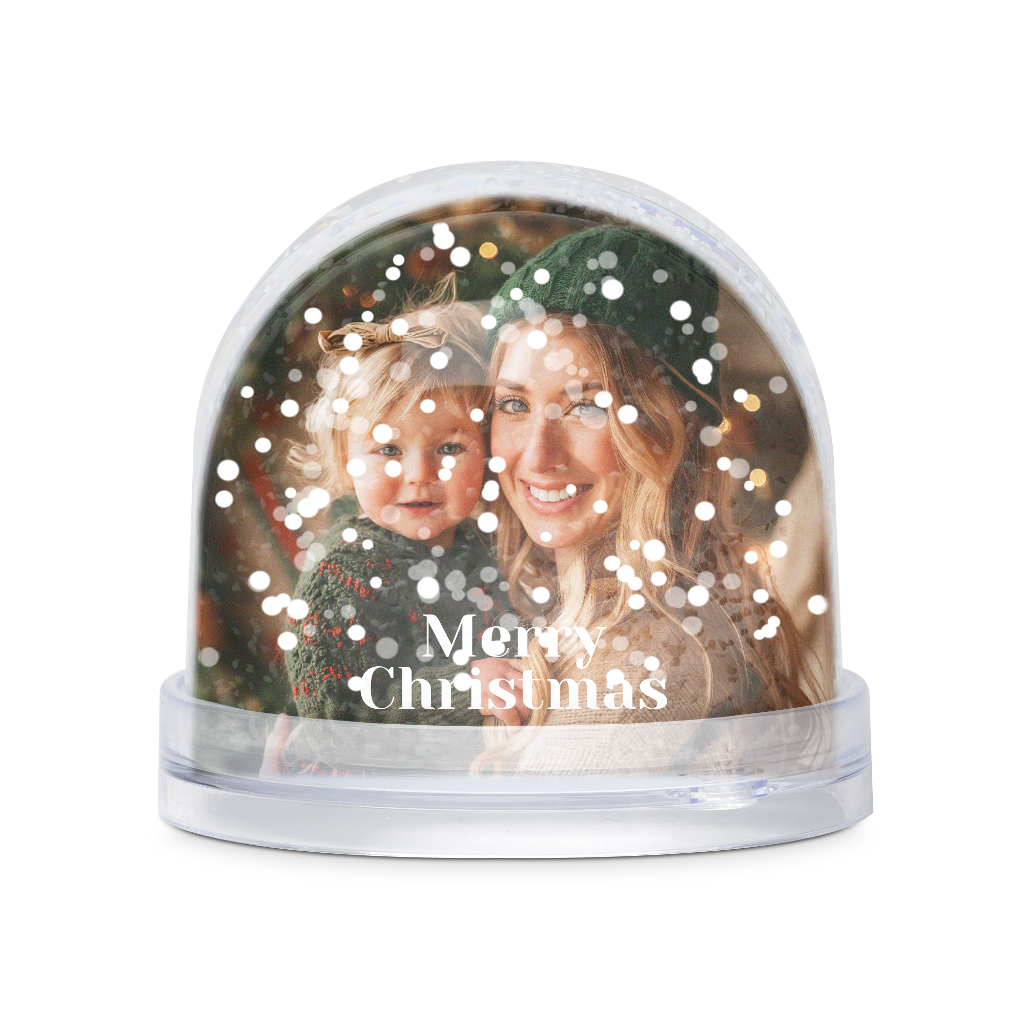 Personalised snow globe - Snow