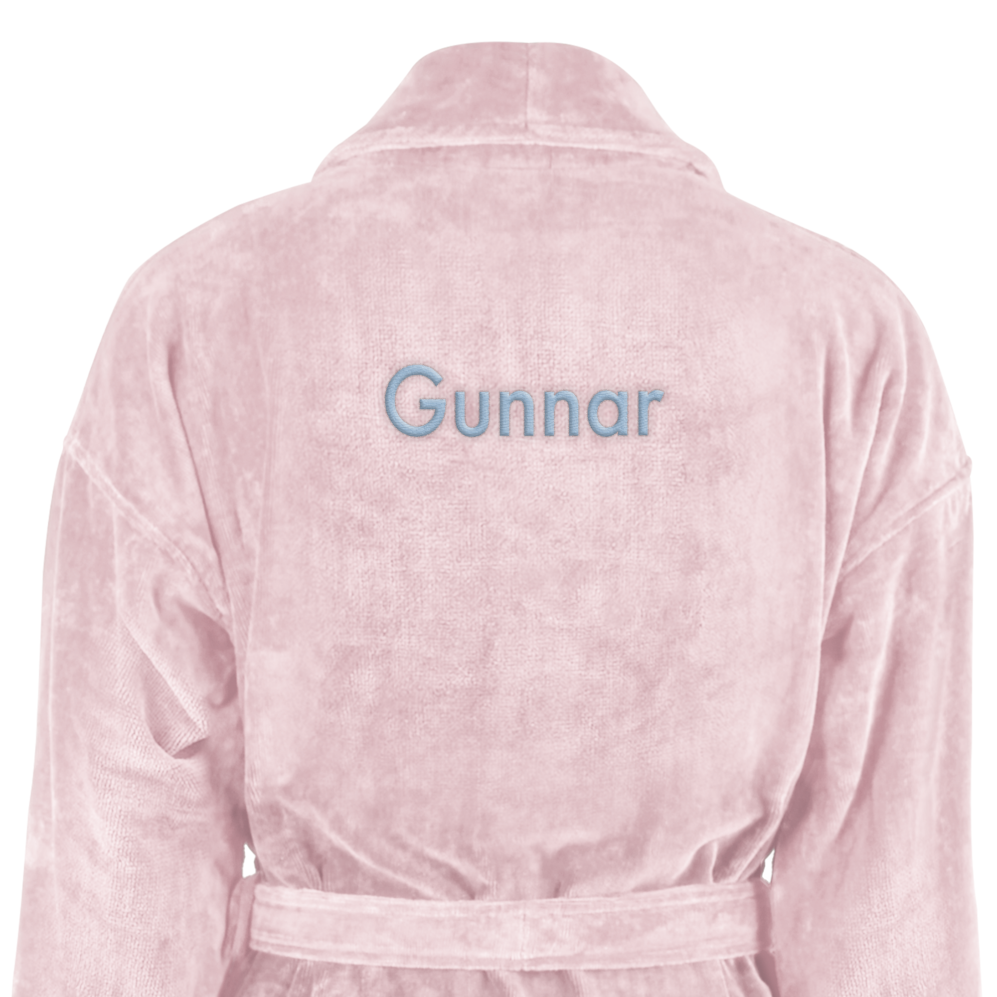 Bademantel mit Namen - Herren - Pink (L/XL)