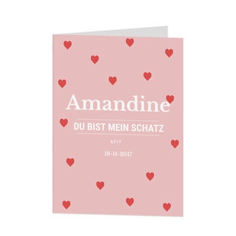 Valentinstag Karte - XL - Vertikal