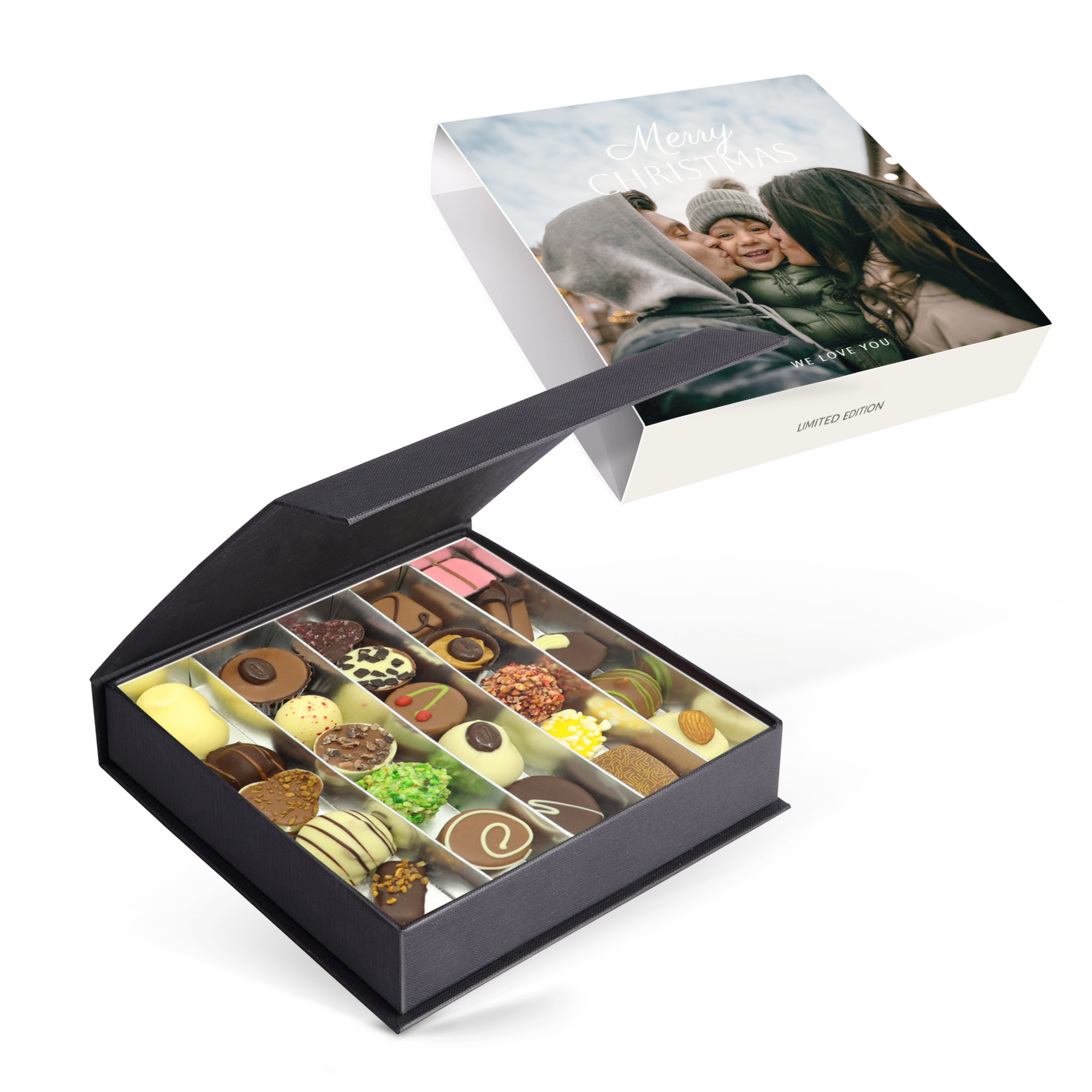 Personalised Deluxe Chocolate Gift Box - Christmas