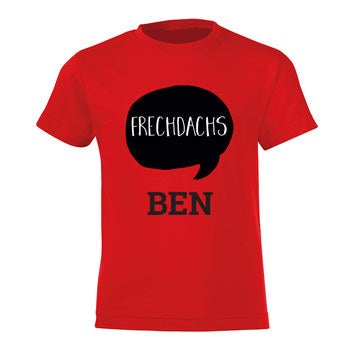 T-Shirt Kinder - Rot - 2 Jahre