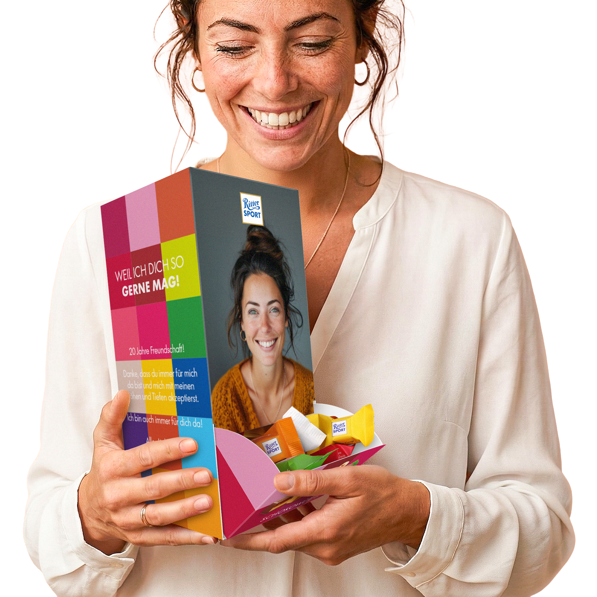 Personalisierter Ritter Sport Mini Mix-Spender