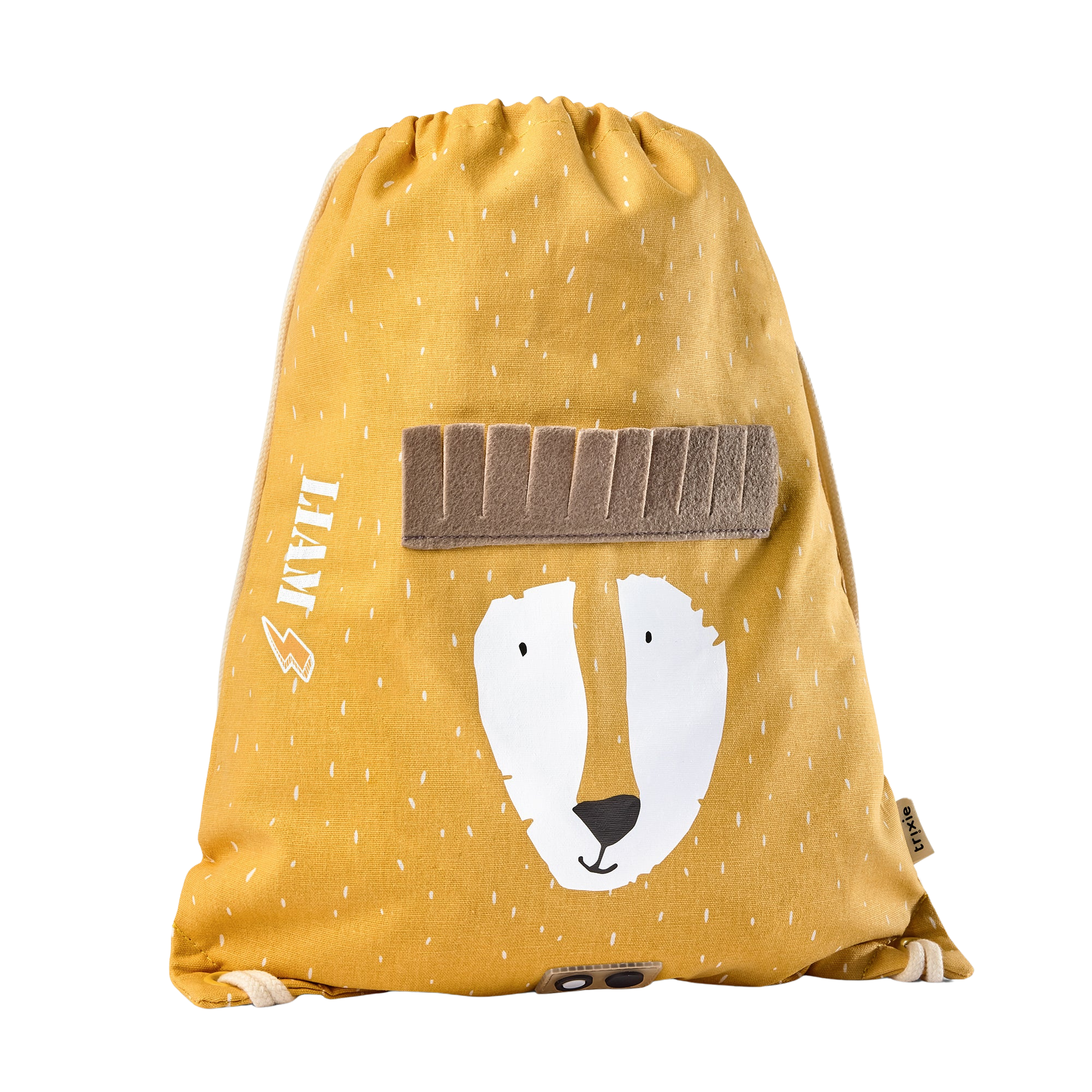 Personalised drawstring bag - Lion