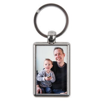 Porte-clés photo Fête des Pères - Recto-verso