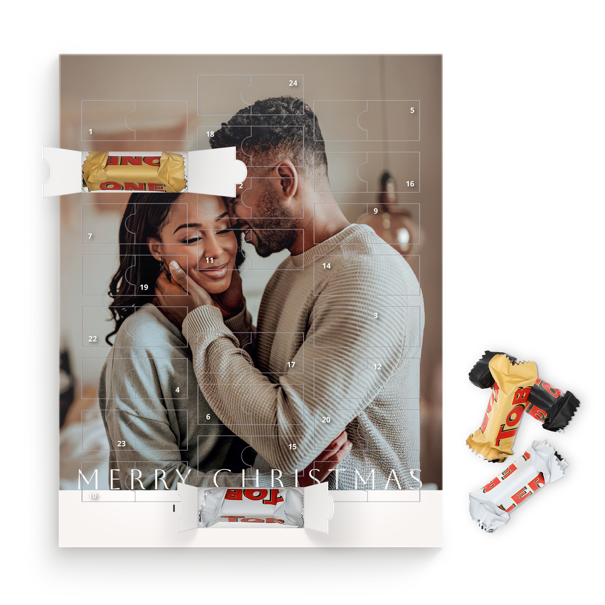 Calendario dell'Avvento Personalizzato - Toblerone 2025