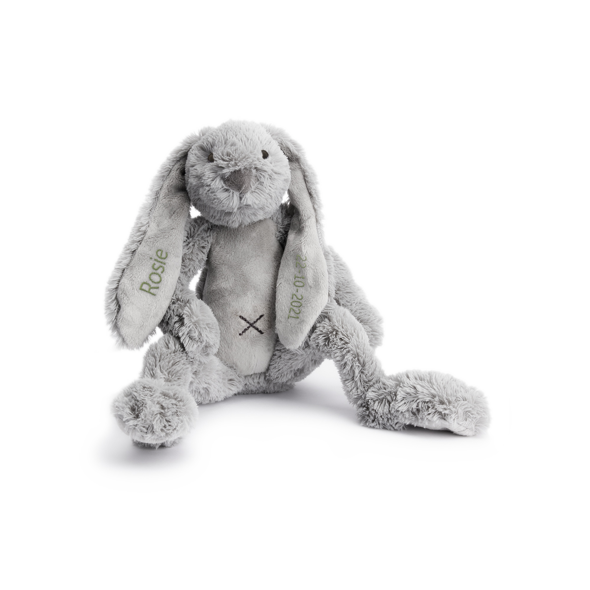 Personalised Rabbit Richie - Grey