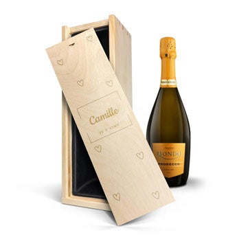 Cantine Riondo Prosecco - Couvercle gravé