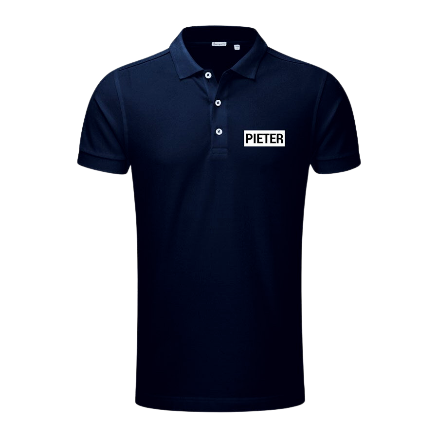 Polo voor heren bedrukken - Navy - XXL