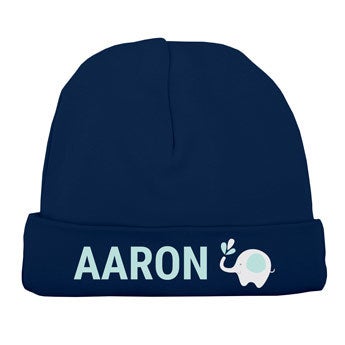 Bonnet de naissance - Bleu marine