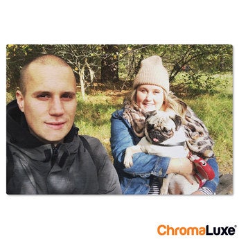 Chromaluxe Aluminium photo - Brushed - 60x40cm