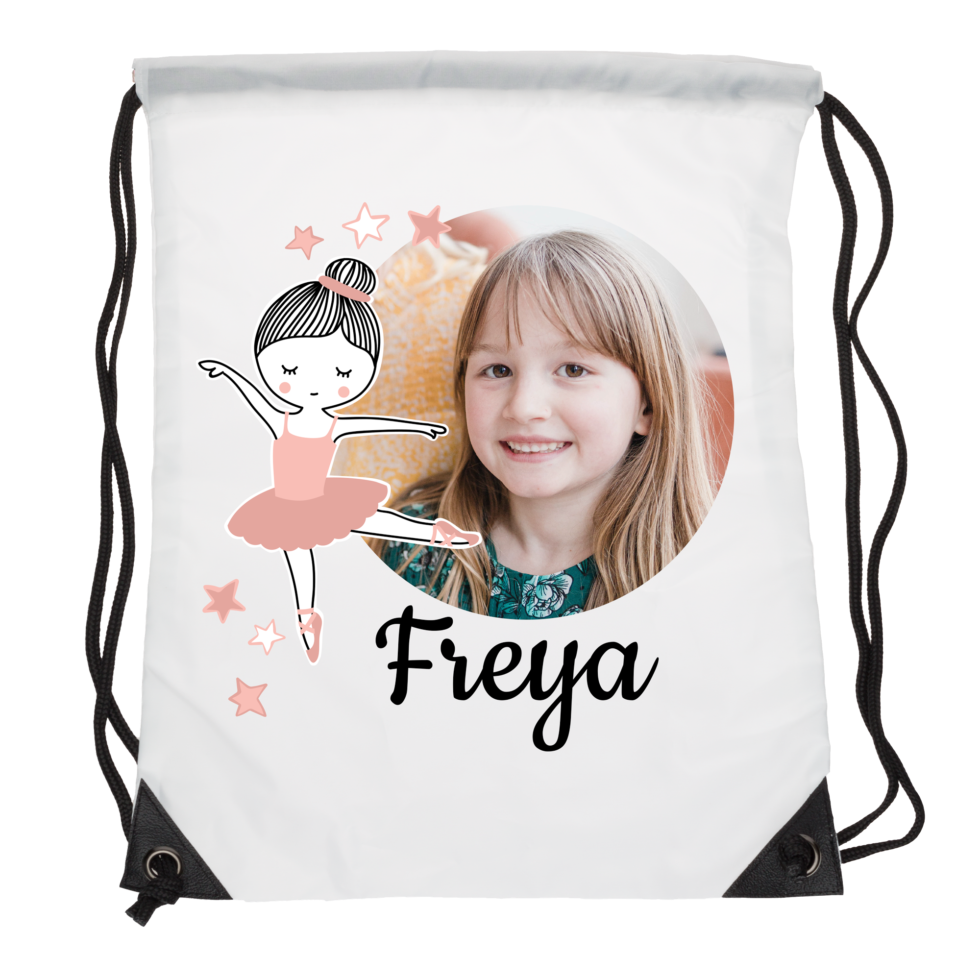 Bolsa  con cordones con foto