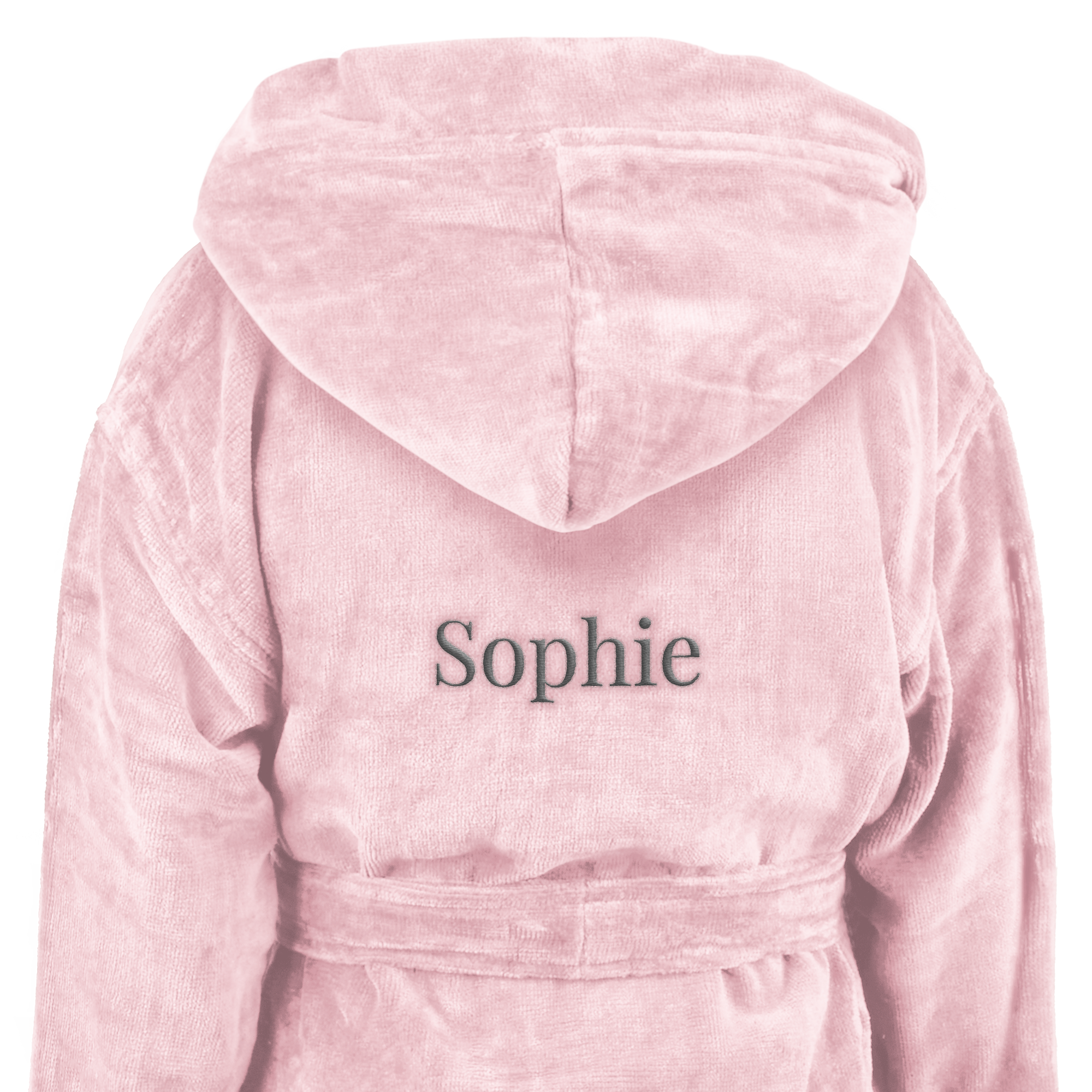 Personalised kids bathrobe - Pink - 2-4 yrs