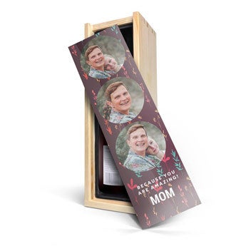 Vinho com caixa personalizada - Emil Bauer Spätburgunder