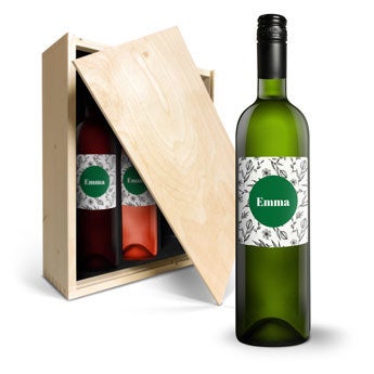 Luc Pirlet Syrah, Merlot & Sauvignon Blanc - címkével