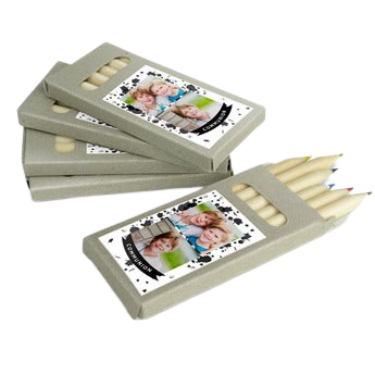 Boîtes de crayons de couleur personnalisées - 10 boîtes