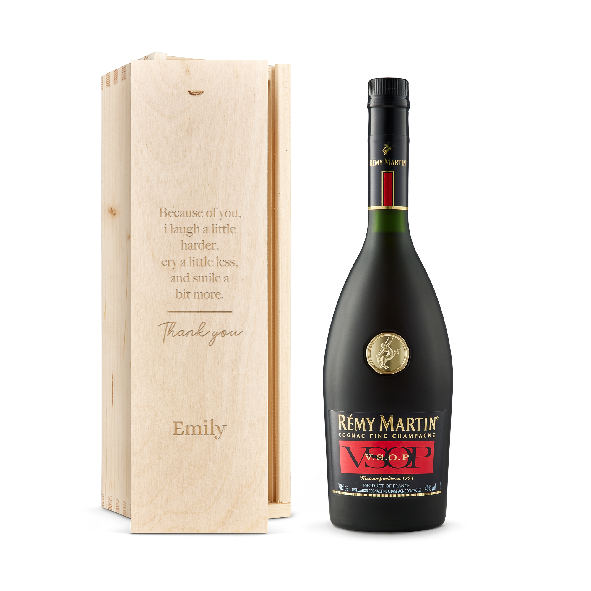 Personalised Brandy Gift - Remy Martin VSOP