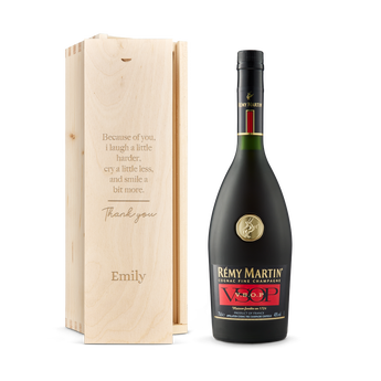 Rémy Martin VSOP brandy in engraved case