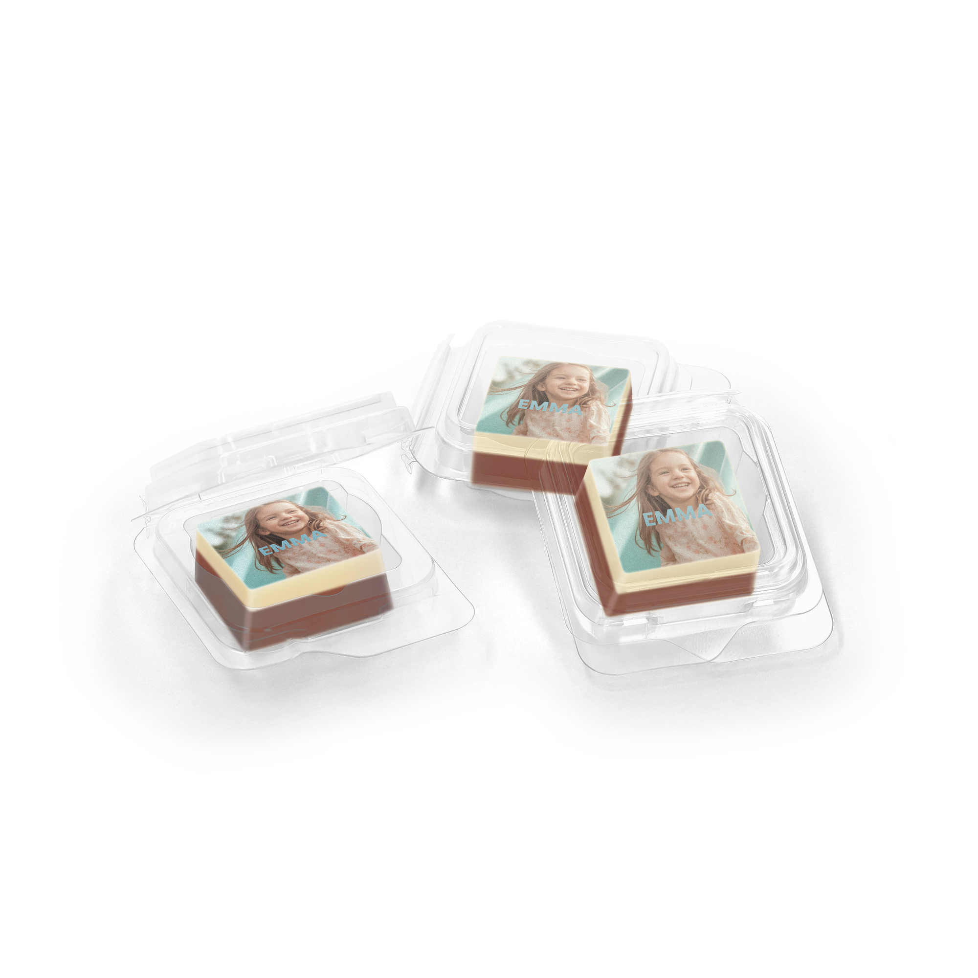 Chocolates individuales con foto