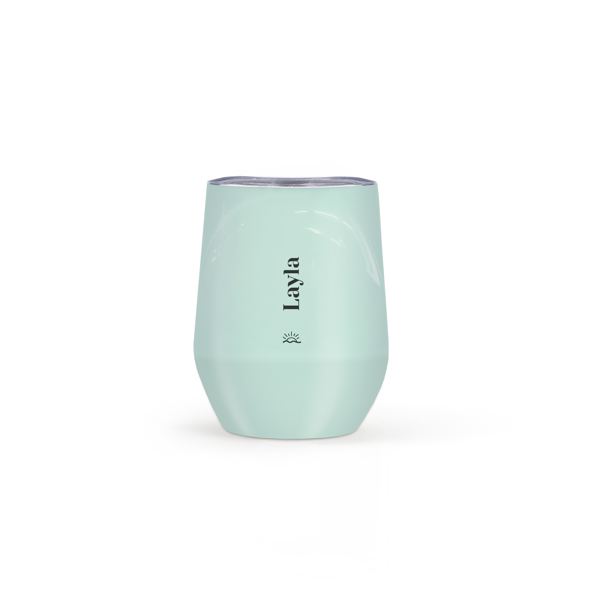 Utazópohár tetővel - 350 ml - Zöld