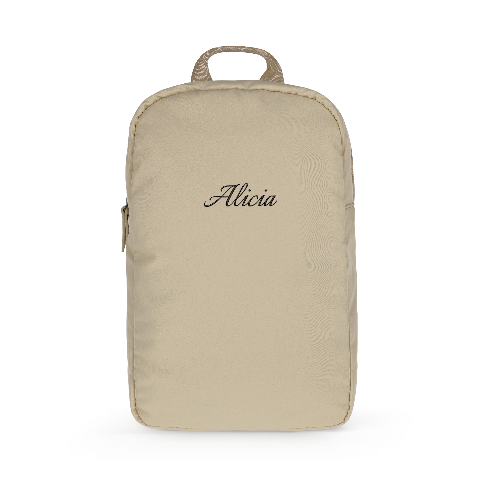 Bestickter Rucksack für Erwachsene - Taupe - Puffy-Style