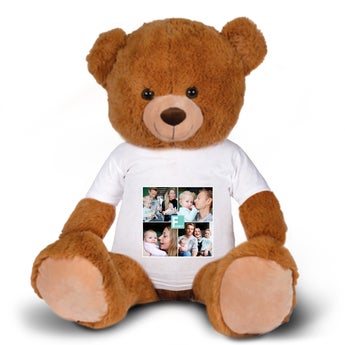 Großer Teddybär mit Foto
