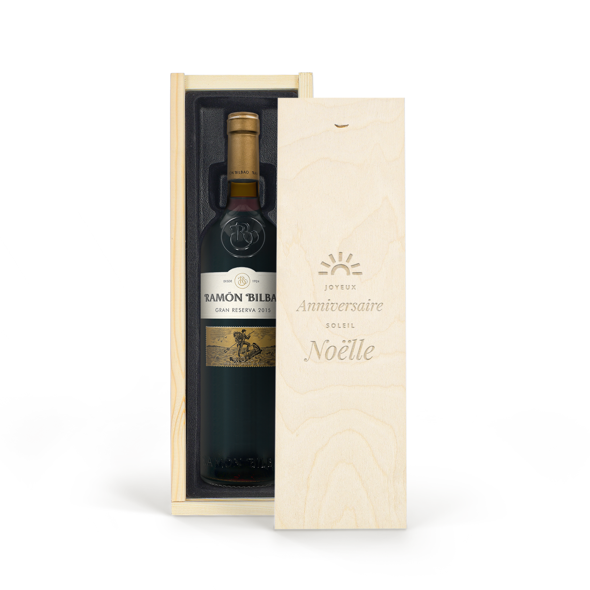 Ramon Bilbao Gran Reserva - Couvercle gravé