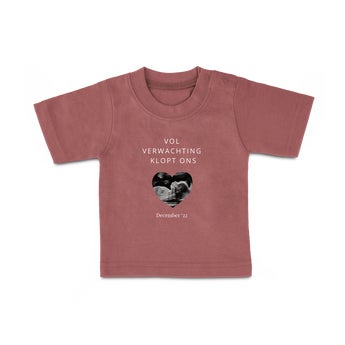 Baby T-shirt - Korte mouw - Roze - 50/56