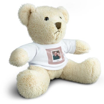 Personalised cuddly toy with photo - Billy Bear