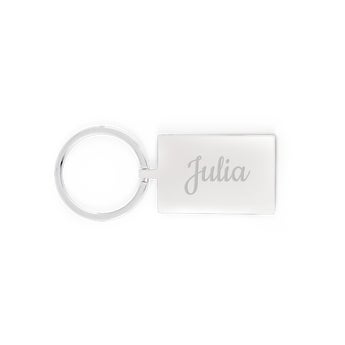 Key ring with name - Rectangle