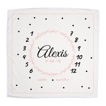 Baby blanket - My milestones