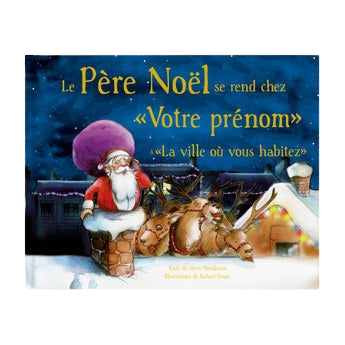 Livre personnalisé - Le Père Noël arrive
