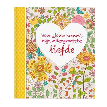 Boek met naam en foto - Voor mijn allergrootste liefde - Softcover