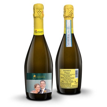 Vinho com etiqueta personalizada - Riondo Prosecco Spumante