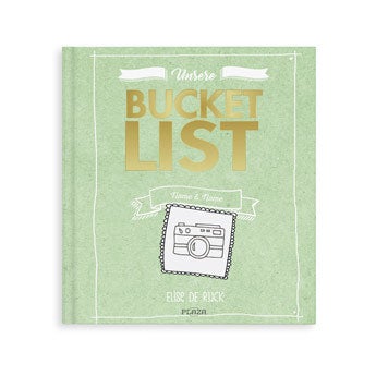 Personalisiertes Bucket List Buch für Paare