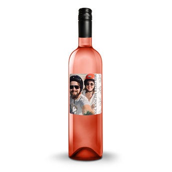 Vin Belvy rosé - Bouteille personnalisée